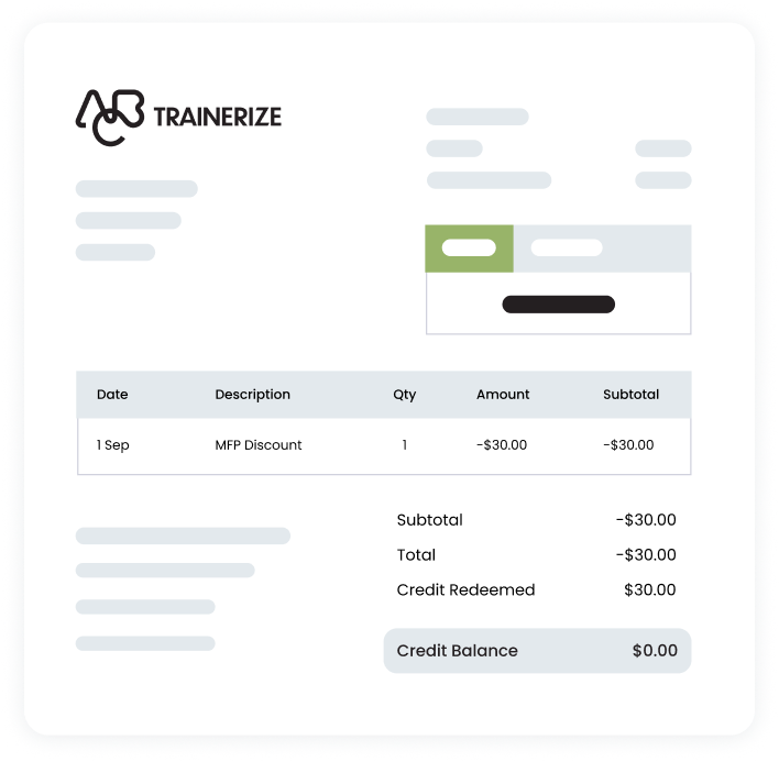 Billing Credits