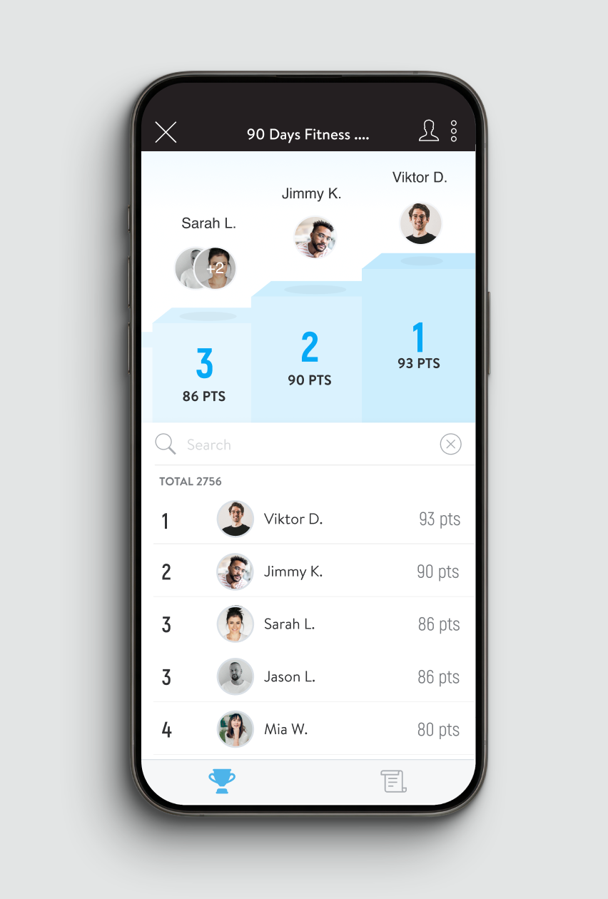 Leaderboard challenge