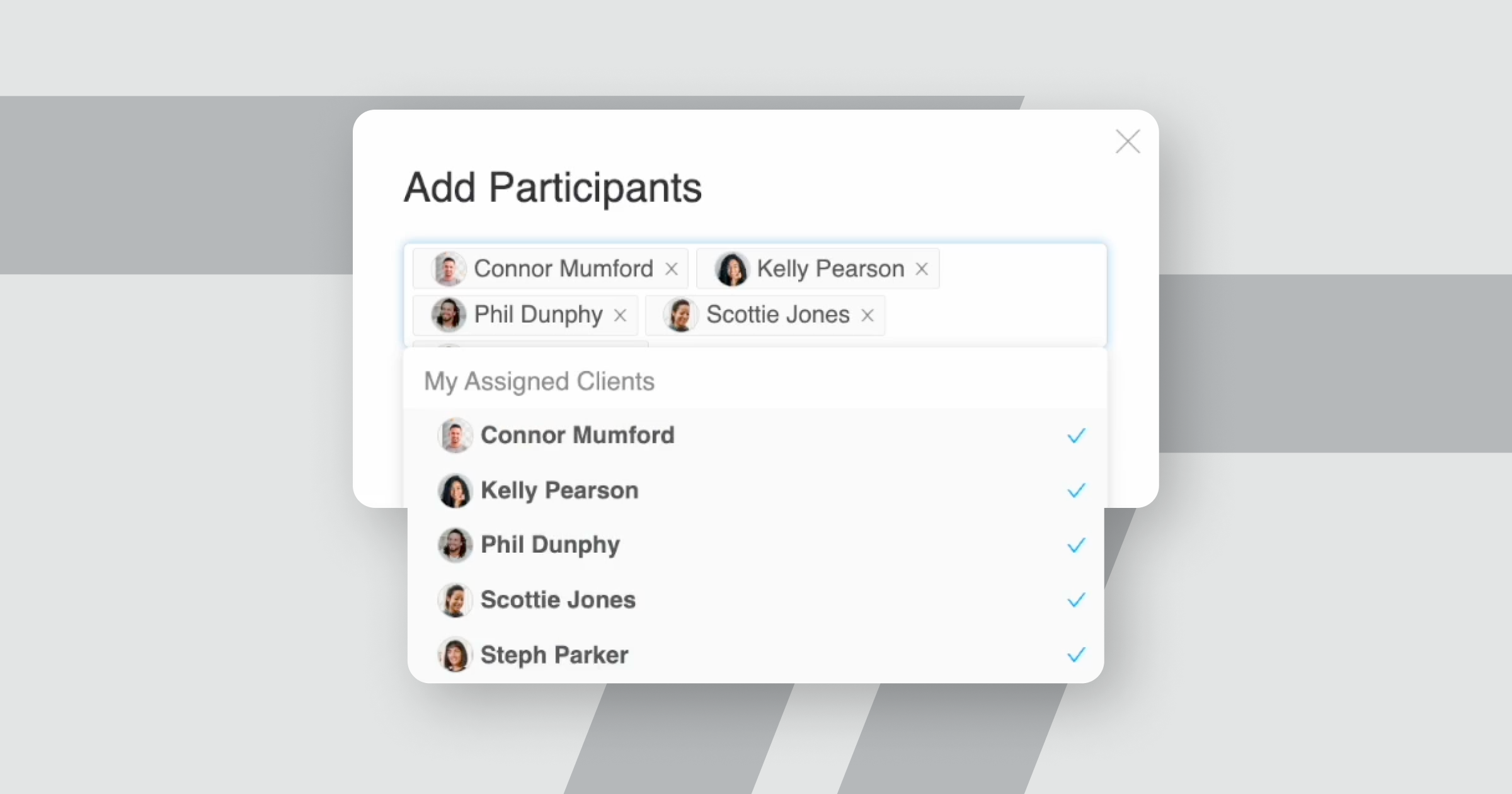 Add participants to challenges